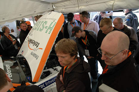 Mange gæstede Team Telesikring Racing i weekend.